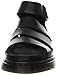 Dr. Martens Women's Clarissa Fisherman Sandal, black, 5 B UK (7 US)