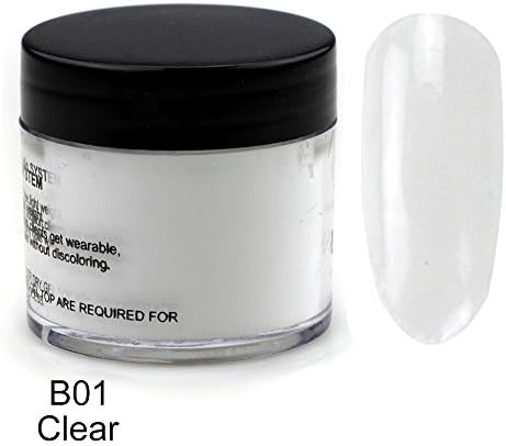 NMKL Dip Powder Professional Acrylic Nail System Manicure Tool, 1 oz (Clear)