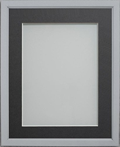 Frame Company Drayton Range 10 x 8-inch Grey Picture Photo Frame with Mount For Image Size 8 x 6-inch