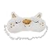Cute Unicorn Eye Blinder Winker Mask Eyeshade Sleeping Mask Blindfold Cover Women Girls (Gold)…