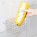 iDesign Hanging Suction Shower Caddy Basket for Bathroom Storage - Clear - Made in USA
