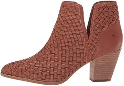 frye reed cut out woven bootie
