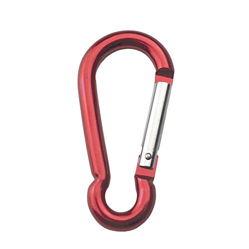 Swatom Aluminum Bottle Gourd Shaped Carabiner Clip 2/2.5/2.7/3.3 Inches Assorted Colors Spring Snap Hook Set Keyring Carabiners for Camping Traveling Hiking Keychains Outdoor(6Pack)