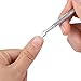 Cuticle Nipper, Saxhorn Cuticle Cutter and Remover with Cuticle Pusher for Dead Skin - Durable Manicure Tools and Cuticle Clippers- Stainless Steel