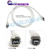 OOOUSE 4 Pin To 4 Pin i-LINK 1394 Firewire Cable For Sony Canon JVC