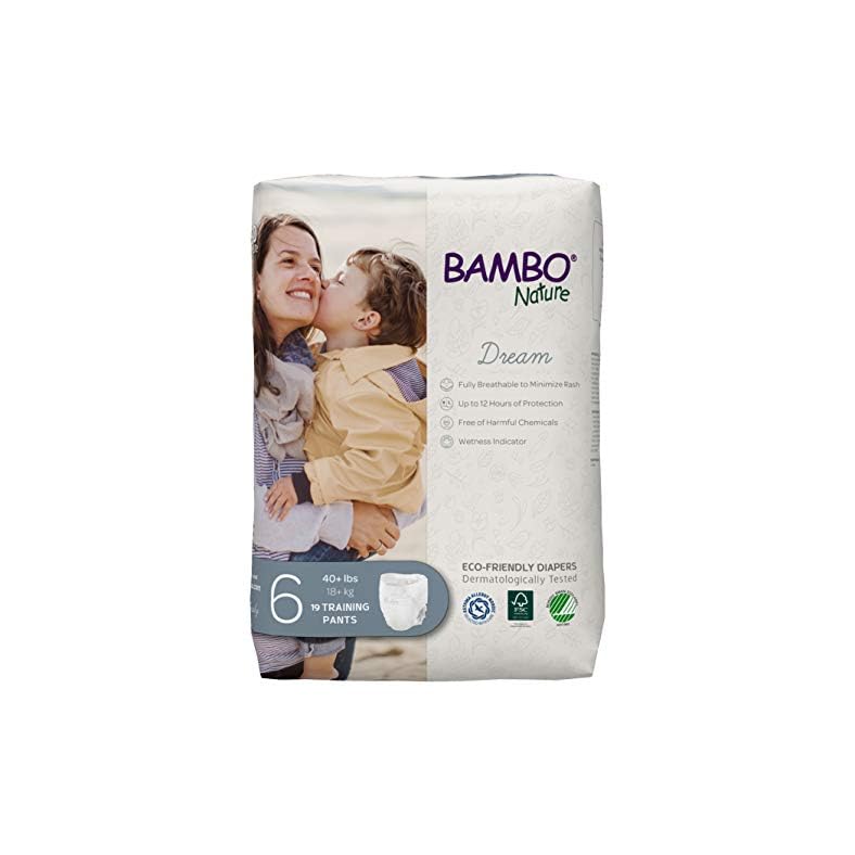 Bambo Nature Premium Training Pants (SIZES 4 TO 6 AVAILABLE), Size 6, 95 Count