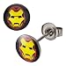 Marvel Comics Iron Man 316L Surgical Steel Stud Earrings