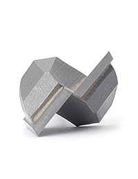 JESTUOUS - Puntas de limpieza para enrutador inferior (diámetro del vástago de 1 4", diámetro de corte: 1 corte, diámetro de diámetro: 2, cortador de carburo con punta de flauta, alerón plano, herramienta de planchado de superficie)