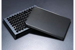 SPL LIFE SCIENCES SPL Culture Plate Black 96 Wells Flat Bottoms TC Treated, Sterile with Lid (50/Case)