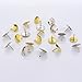 Hamosky Thumb Tacks Round Head Push Pins Office Drawing Pins for Home,School,Brass/Gold Color,Pack of 100 Pieces