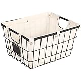 Amazon.com: Better Homes and Gardens Medium Wire Basket with ...