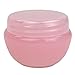 Beauticom 24 Pieces 10G/10ML Pink Frosted Container Jars with Inner Liner for Lotion, Toners, Lip Balms, Makeup Samples - BPA Free