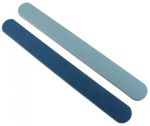 Standard Blue/Lt. Blue 120/240 Washable Nail File 12 Pack