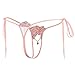 SS Queen Women Sexy Lace Tie Side Thongs Panties Crotchless Adjustable G-string Underwear (set2)