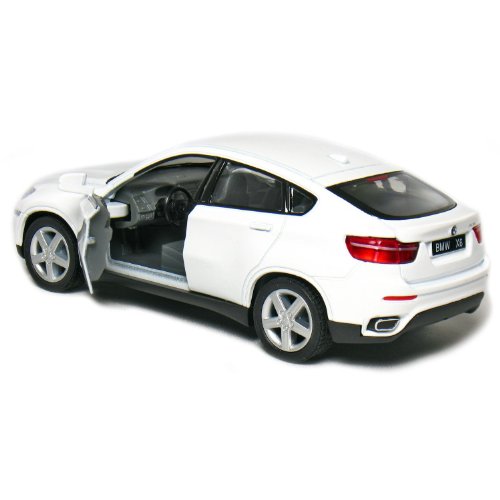 Set of 4: 5" BMW X6 SUV 1:38 Scale (Black/Red/Silver/White)