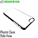 10 x Apple iPhone 6-Plastic-black - blank dye case + inserts for dye Sublimation phone cover / blank Printable case, Made by INNOSUB™ USA
