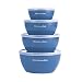 Kitchenaid Prep Bowls with Lids, Set of 4, Ocean Blue - KC176OSSBA