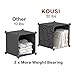 KOUSI Portable Storage Cubes-14