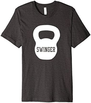 Mens Kettlebell Swinger T-Shirt XL Dark Heather
