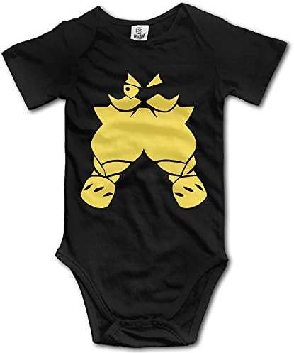 SUEPER Baby Torbjorn Video Game Hero Bodysuit Outfits Black 12 Months