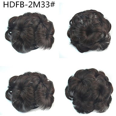Buy Wedding Bridal Updo Chignon Bun Flower Clip Synthetic Culry