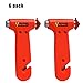 6 Pack Emergency Escape Tool - Seatbelt Cutter Window Breaker