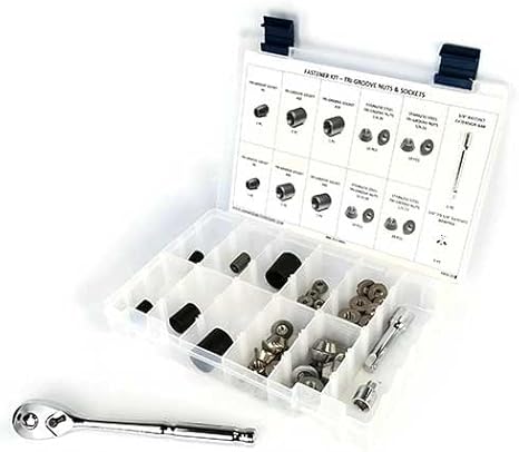 Complete Tri Groove Socket Set Kit with 316 Stainless Steel Tamper ...