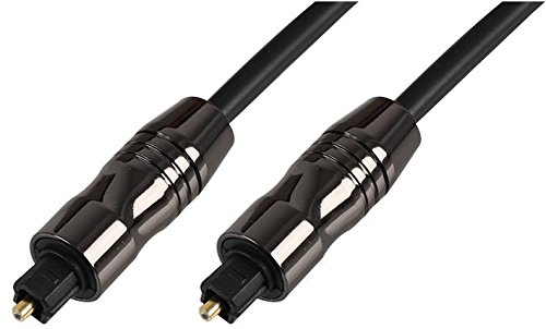 Pro Signal PSG03974 TOSLink Optical Audio Lead with 5mm OD, 2m, Black
