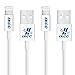 iXCC Lightning Cable 3ft, iPhone Charger, for iPhone X, 8, 8 Plus, 7, 7 Plus, 6s, 6s Plus, 6, 6 Plus, SE 5s 5c 5, iPad Air 2 Pro, iPad Mini 2 3 4, iPad 4th Gen [Apple MFi Certified](2Pack White)