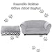Giantex Pet Dog Sofa, Orthopedic Ultra Plush Comfortable Snuggle Pet Couch with Removable Cushion for Dogs and Cats, Pet Dog Bed