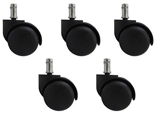 BiMi New 5 x 50mm Office Chair Swivel Castors