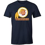 Fantastic Tees Thickskin Funny Trump T Shirt (Navy, L)