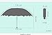 Inoutdoorkit CCU01 Travel Umbrella Parasol for Women Girl Kid Children Student, Magic Water Activated Color Change Flower, Portable Small Foldable Windproof Anti-UV for Beach Camping (Black)