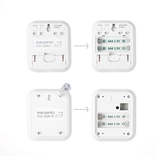 Inkbird ITH20R Indoor Outdoor Thermometer Wireless Hygrometer with 3