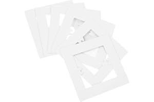 HORIALENCE 6Pcs 86-Type Wall Plate Cover Decorative Light Switch Cover Scratch Resistance for Room Upgrade and Commercial Use