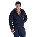 Big & Tall Oversized Heavyweight Sherpa Lined Fleece Hoodie Sweatshirts For Men Winter Zip Long Sleeve Jacket