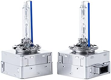 Super Bright HID Xenon Conversion Kit for D3S 35W High Efficacy HID Headlights Replacement Car Bulbs 5500K (Pack of 2)