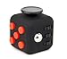 Focus Cube - (6 Colors) Fidget Cube Toy For Anxiety Stress Relief Attention Focus For Children / Adult Gift ADHD (Black / Red)