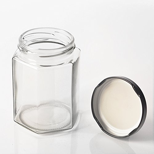 image for STARSIDE 12 pack 9 oz Clear Glass Jam Jars for Jam,Honey,candies,sauce