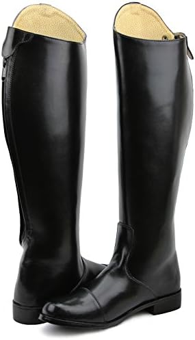 Hispar Mens Man Stirling Dress Dressage Boots with Zipper English Horse Riding