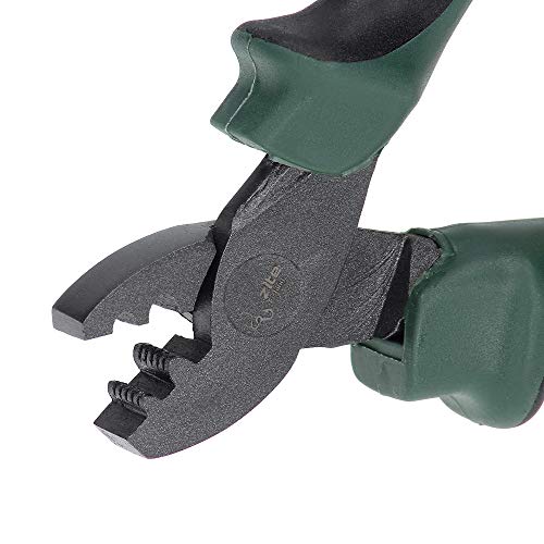 Zite Fishing Klemmhülsen-Zange Angeln mit Zähnen - Angel-Werkzeug für Quetschhülsen mit Komfortgriff - 15 cm Angelzubehör – Bild 3