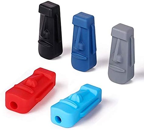 Xrten 5 Pcs Silicone Pencil Toppers,Therapy Toys Chewy Oral Motor Therapy Toy for Kids