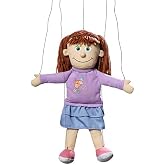 Amy Peach Girl Marionette String Puppet