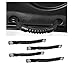 E-cowlboy Grab Handles Grip Handle for Jeep Wrangler YJ TJ JK JKU Sports Sahara Freedom Rubicon X & Unlimited X 2/4 Door Roll Bar 1995-2016 (4 X Windshield Pillar Handles)(Black)
