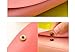Mziart Cute Minimalist Pencil Case Coin Purse Pouch Fashion Cosmetic Makeup Bag (Pink)
