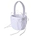 Hearts Shop Crystal Decor Double-Heart Wedding Flower Basket (White)