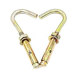 L-A Set of 3 Open Cup Hook Colored Galvanized Steel