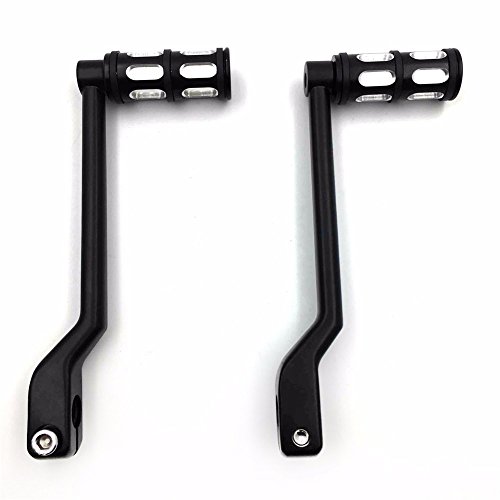 Style 011- Motorcycle Black Aluminum Heel Toe Shift Levers/Gear Shift Pedal Levers w/ Shifter Pegs For Harley Davidson Trike 2008 and later - Thumbnail 2