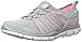 Skechers Sport Women's Gratis Enticing Fashion Sneaker, Gray/Neon Pink, 7.5 M US