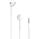 Apple EarPods Headphones with 3.5mm Plug, Wired Ear Buds with Built-in Remote to Control Music, Phone Calls, and Volume